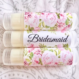 Bridesmaid Chapstick Bridesmaid Proposal Box Gift Bride Tribe Custom Wedding Lip Balm Bachelorette Party Favor Bridesmaid Gifts Personalized