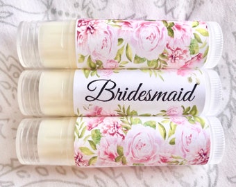 Bridesmaid Chapstick Bridesmaid Proposal Box Gift Bride Tribe Custom Wedding Lip Balm Bachelorette Party Favor Bridesmaid Gifts Personalized
