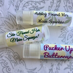 Lemon Lip Balm She Found Her Main Squeeze Bridal Shower Favors Lemon Party Favors Custom Lip Balm Party Favors Lemon Bridal Shower image 9