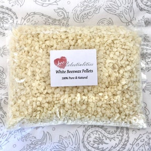 Pure White Beeswax Pellets & Light Yellow Beeswax Triple Filtered Cosmetic Grade 100% Pure Natural Wholesale Bulk FAST FREE SHIPPING image 3