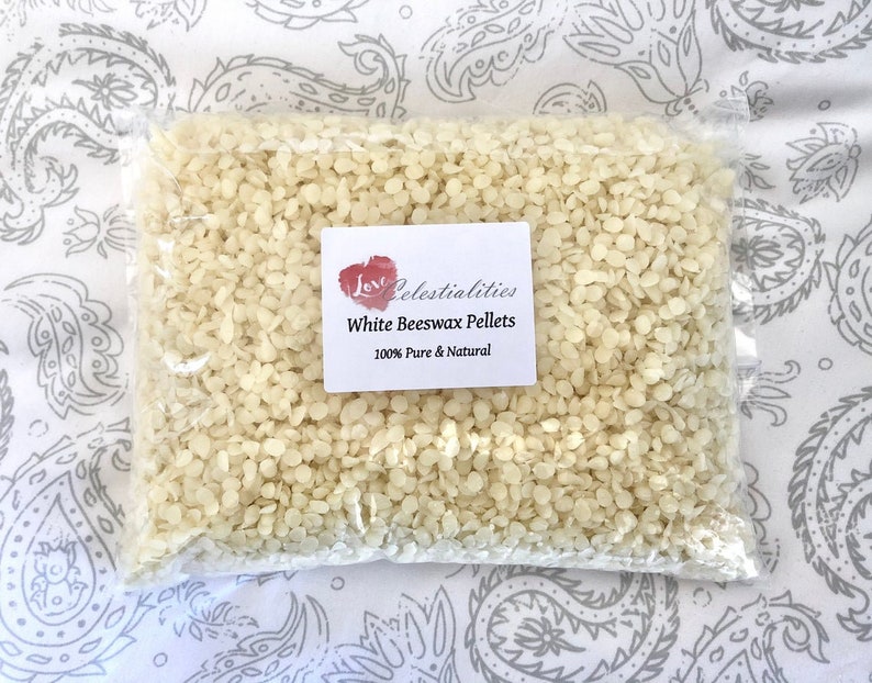 Pure White Beeswax Pellets & Light Yellow Beeswax Triple Filtered Cosmetic Grade 100% Pure Natural Wholesale Bulk FAST FREE SHIPPING image 3