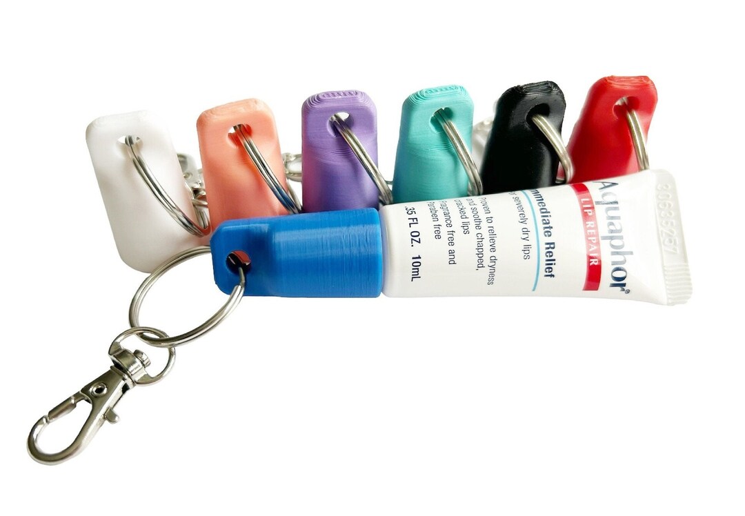 Aquaphor Keychain Cap for Aquaphor Lip Repair Tube 0.35 FL OZ 10ml 3D