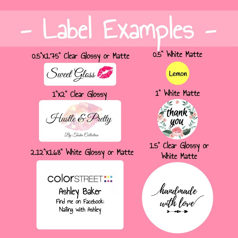 Custom Labels Custom Stickers Custom Logo Stickers Etsy