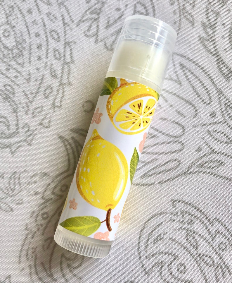 Lemon Lip Balm She Found Her Main Squeeze Bridal Shower Favors Lemon Party Favors Custom Lip Balm Party Favors Lemon Bridal Shower image 6