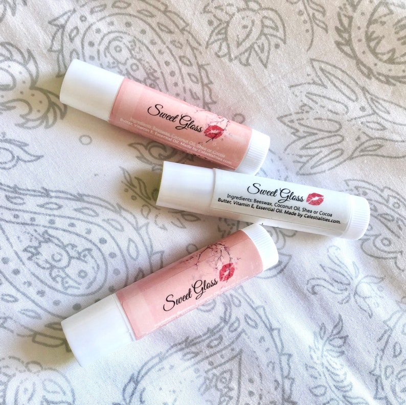 Lip Balm With Essential Oil Flavor Natural Lip Balms With Etsy