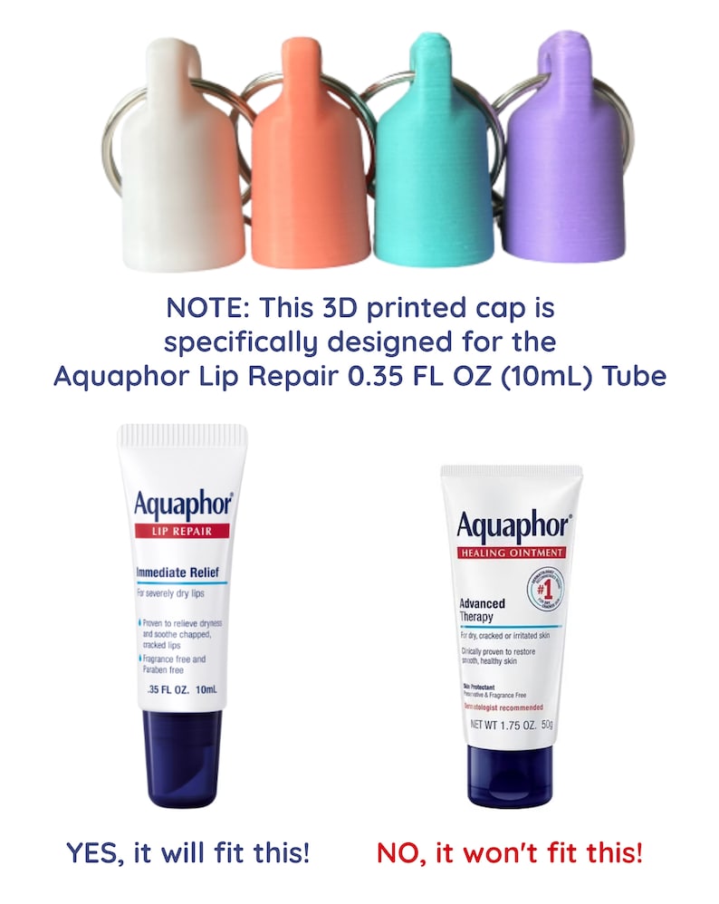 Aquaphor Keychain Cap for Aquaphor Lip Repair Tube 0.35 FL OZ Etsy