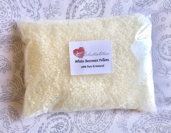 Pure White Beeswax Pellets & Light Yellow Beeswax Triple Filtered