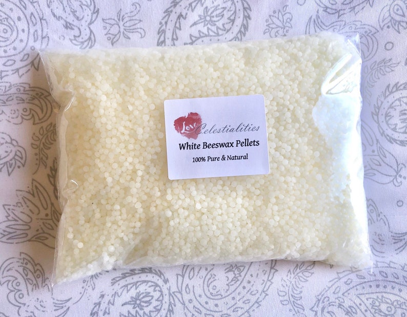Pure White Beeswax Pellets & Light Yellow Beeswax Triple Filtered Cosmetic Grade 100% Pure Natural Wholesale Bulk FAST FREE SHIPPING image 1
