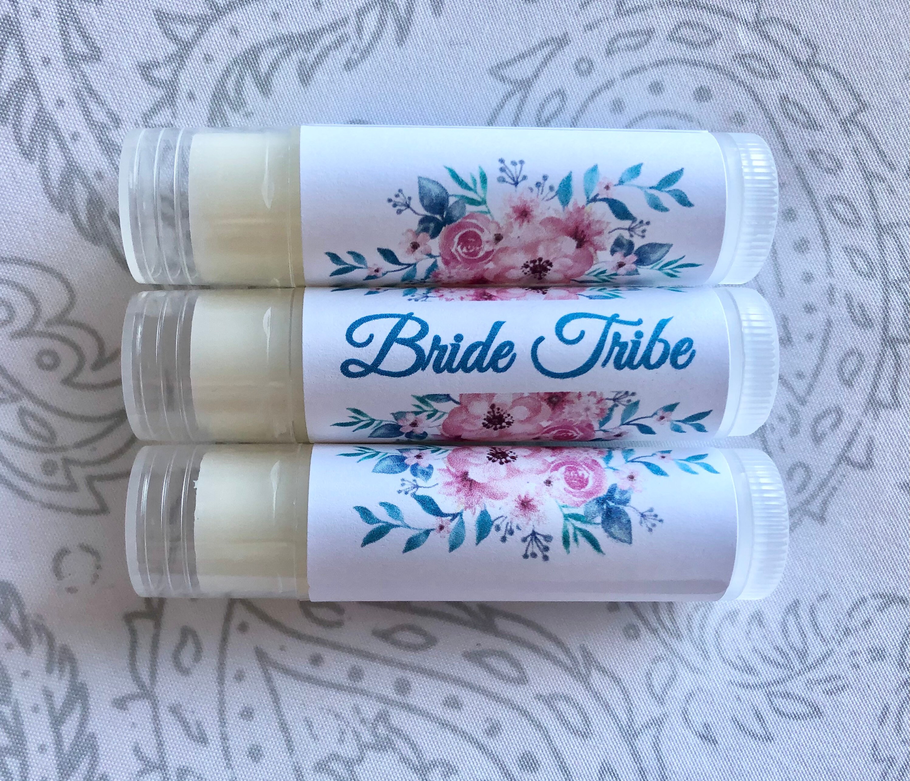 Wedding Chapstick Flowers Bridal Shower Favor Bridesmaid Etsy