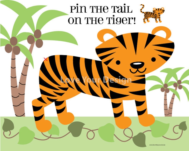 Sport Pin the Tail upon the Tiger Birthday Recreation Tiger Coloring Website page- Electronic jpeg document for printing Instantaneous Obtain photograph relating to Pin the Tail on the Donkey Printable identified as Recreation Pin the Tail upon the Tiger Birthday Video game Tiger Coloring Web page- Electronic jpeg document for printing Instantaneous Obtain
