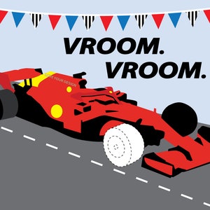 Race Car Birthday Party Game: Pin the Tire + Coloring Page (Digital Download)