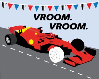 Race Car Birthday Party Game: Pin the Tire + Coloring Page (Digital Download)