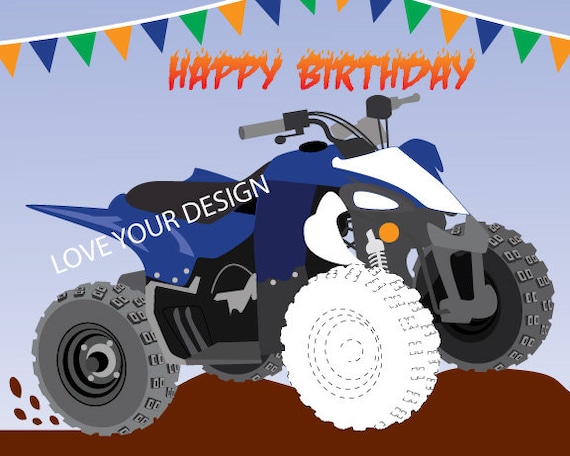 Atv Four Wheeler Pin The Tire On The 4 Wheeler Birthday Party Etsy