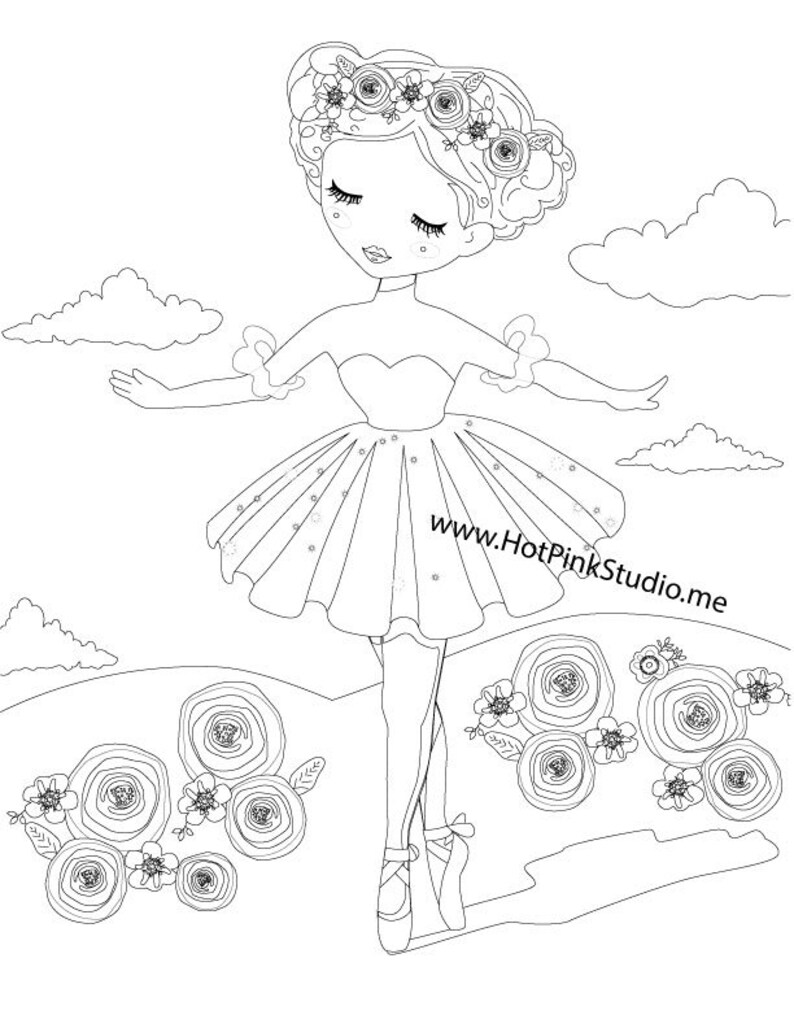 Pin the Tutu on the Ballerina Game INSTANT DOWNLOAD Jpeg Files | Etsy