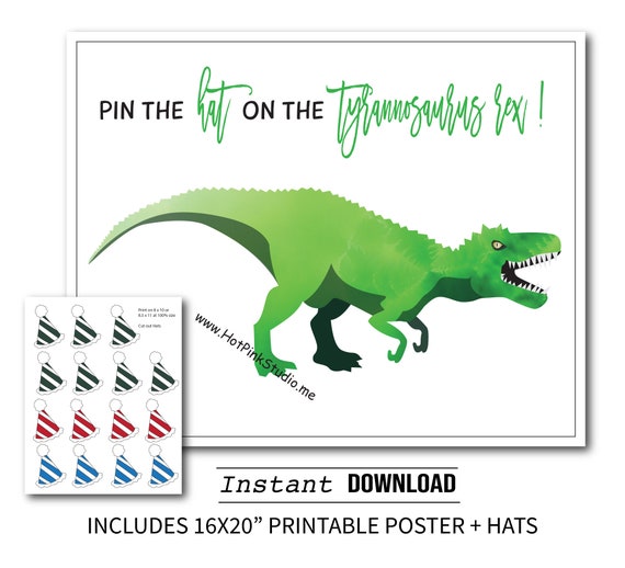 Dinosaur Printable Game Dinosaur Birthday Party Game -  Norway