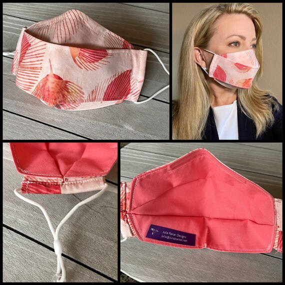 Download Stylish 3d Face Masks 3 Layered 100 Cotton Face Masks Eco Etsy