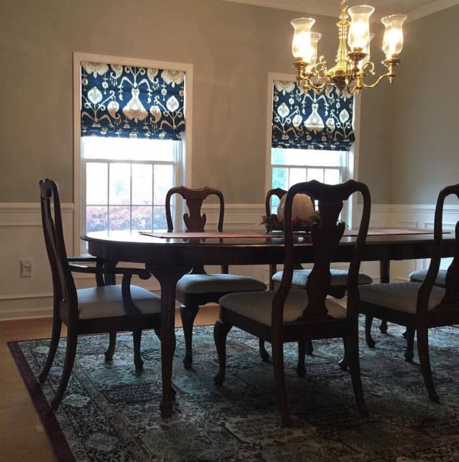 Custom Roman Shade! Blackout Shades, Flat Classic Fabric Roman Blinds ...