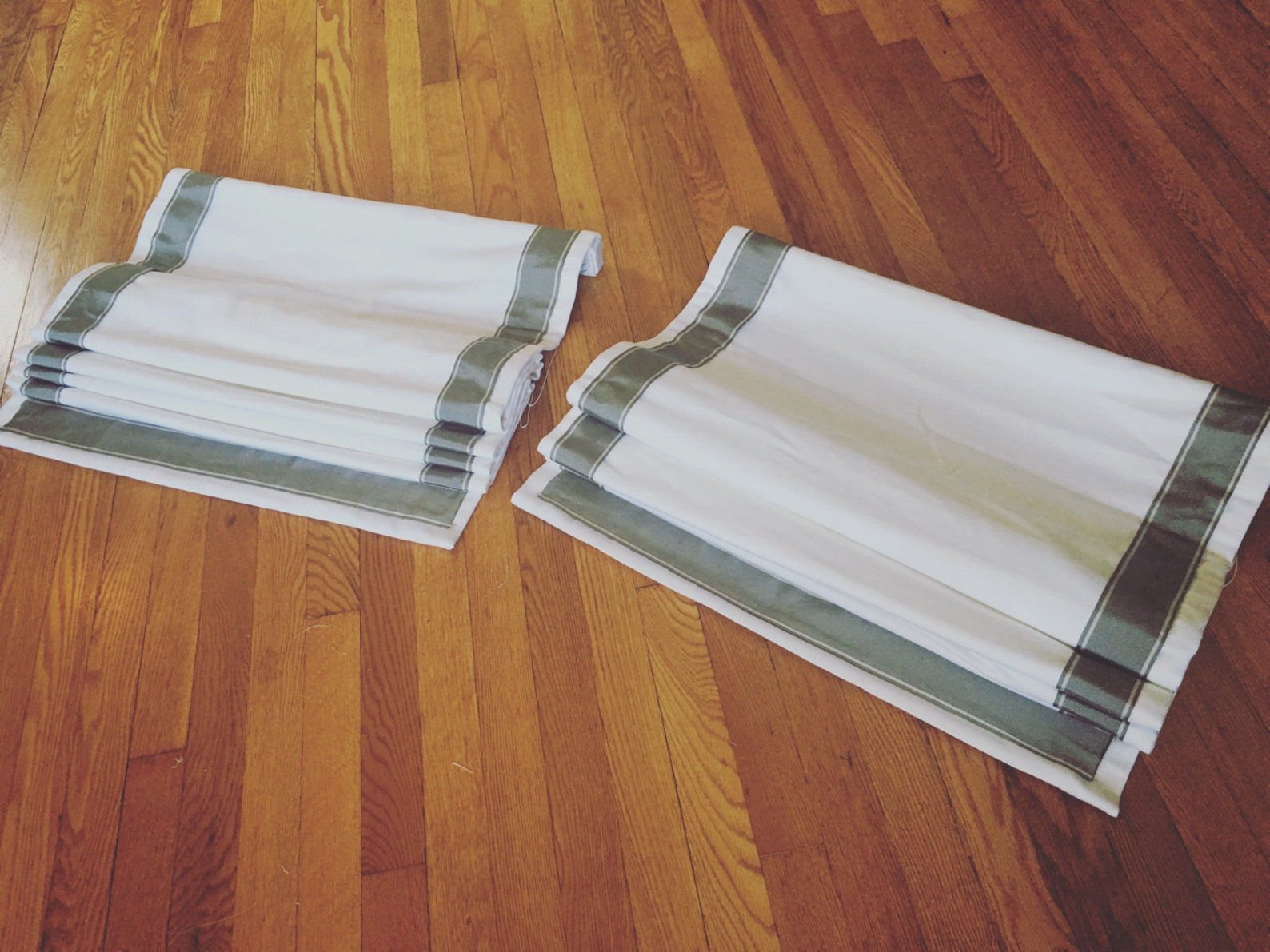Custom Roman Shades With Ribbon Trim Banding, Made to Order, Any Size ...