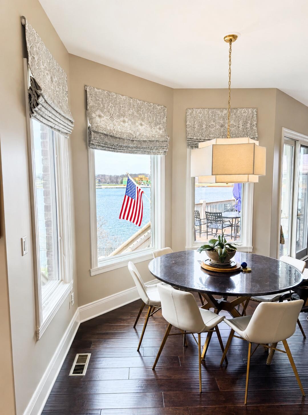 Beautiful Custom Roman Shade! You Provide the Fabric of Your Choice ...