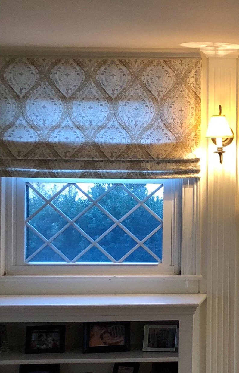 Handmade Custom Roman Shade. Blackout Shades Customer Etsy