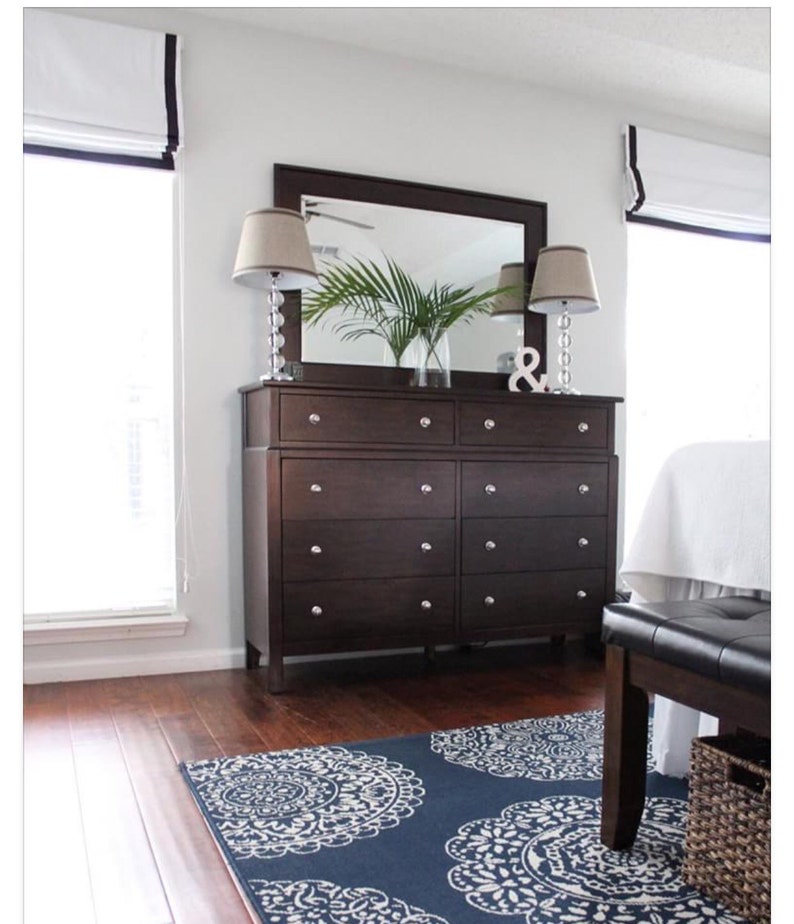 Roman Shades You provide the fabric of your choice Custom Curtains Blackout Roman Shade Option