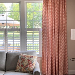 2 Pinch Pleat Custom Curtain Panels. Listing Includes 2 Panels. Any Fabric!
