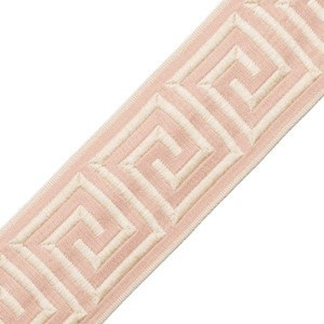 Rose Greek Key Designer Trim Tape Etsy