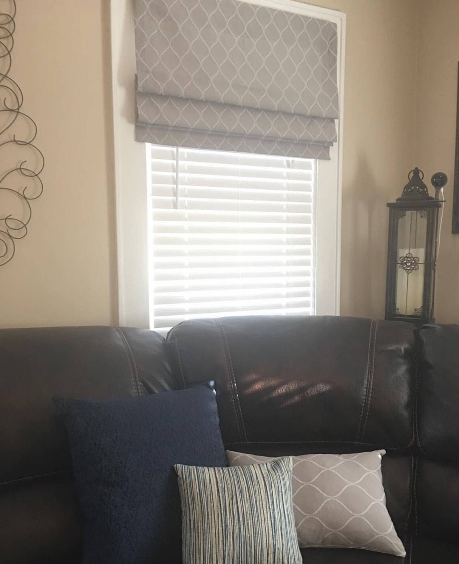 Flat Custom Roman Shade With Blackout Lining. Any Fabric. Etsy