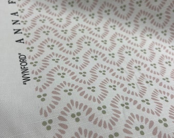 Anna French Wynford Blush fabric remnant