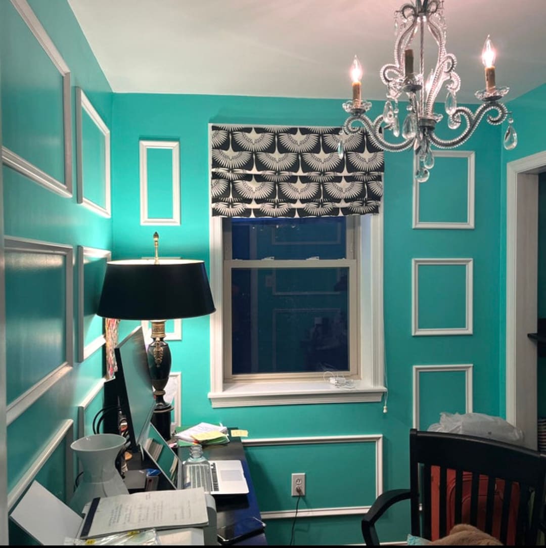 Custom Roman Shade Blackout Shades, Flat Classic Fabric Roman Blinds