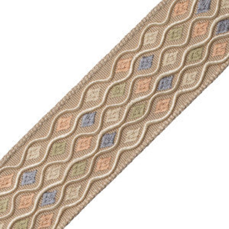 Embroidered Autumn Designer Trim Tape