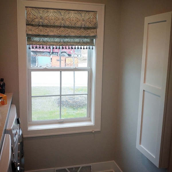 Outside Mount Roman Shades Etsy