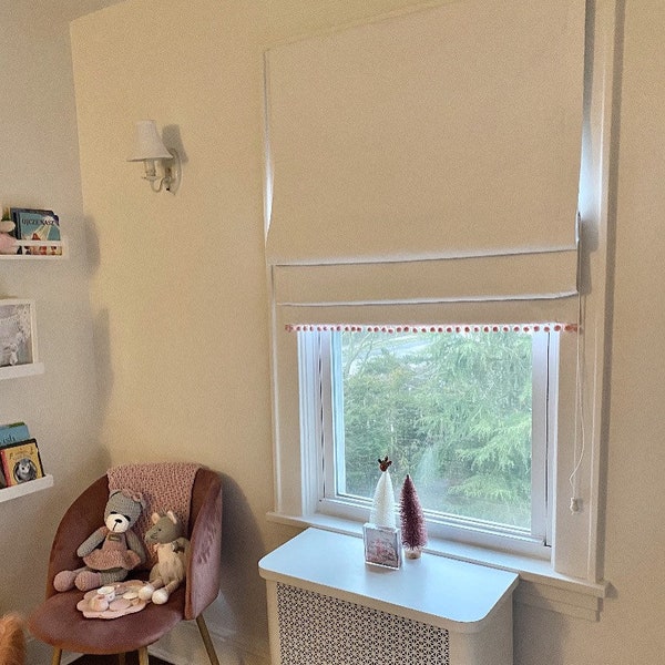 Pink Roman Shades Etsy