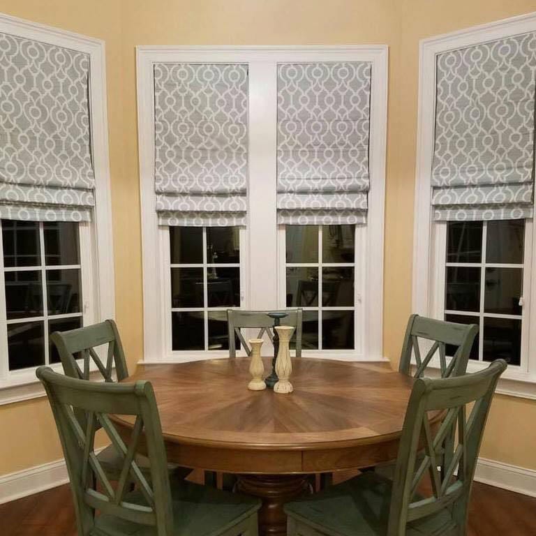 Custom Roman Shade Any Fabric. Flat Roman Shade Fully | Etsy