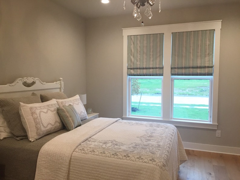 Custom Roman Shade Blackout Shades Flat Classic Fabric Roman Blinds You Provide The Fabric Of Your Choice Blackout Roman Shade Option