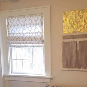 Custom Roman Shade! Blackout Shades, Flat Classic Fabric Roman Blinds, You provide the  fabric of your choice. Blackout Roman Shade Option