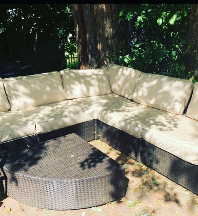 Outdoor Patio Cushion Covers Custom Cushions Using Your Own Etsy