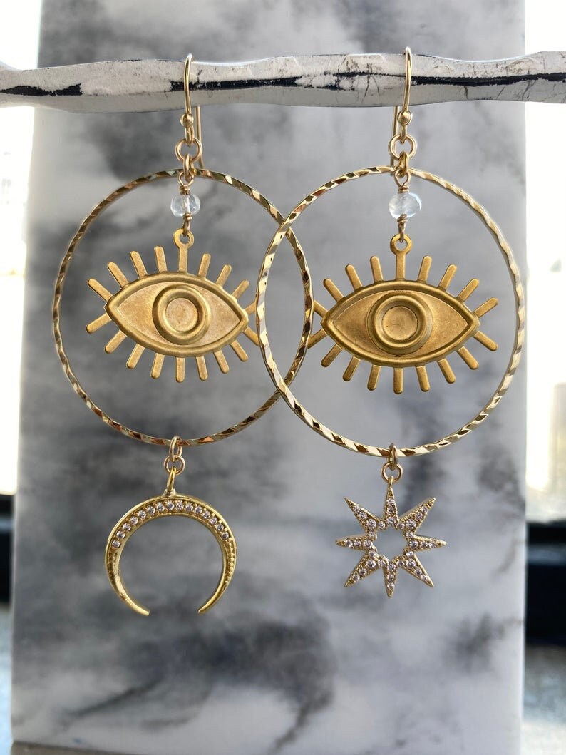 Evil Eye Earrings