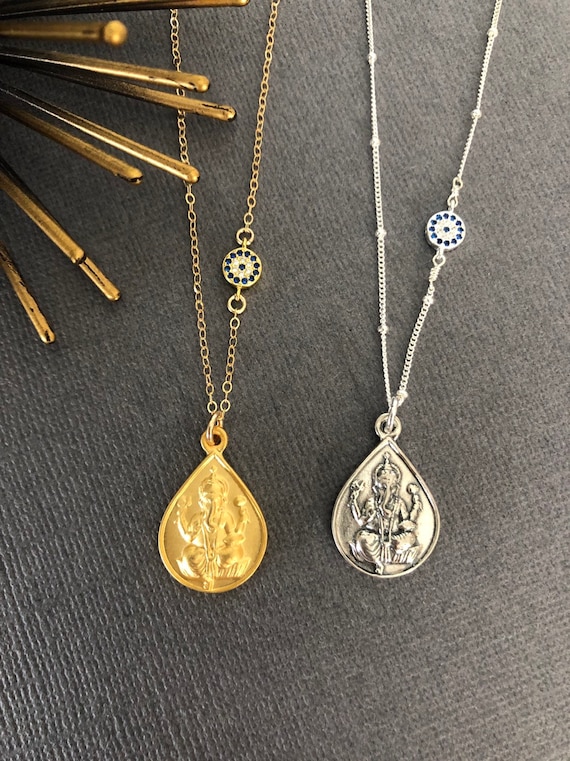 Ganesh pendant with chain deals