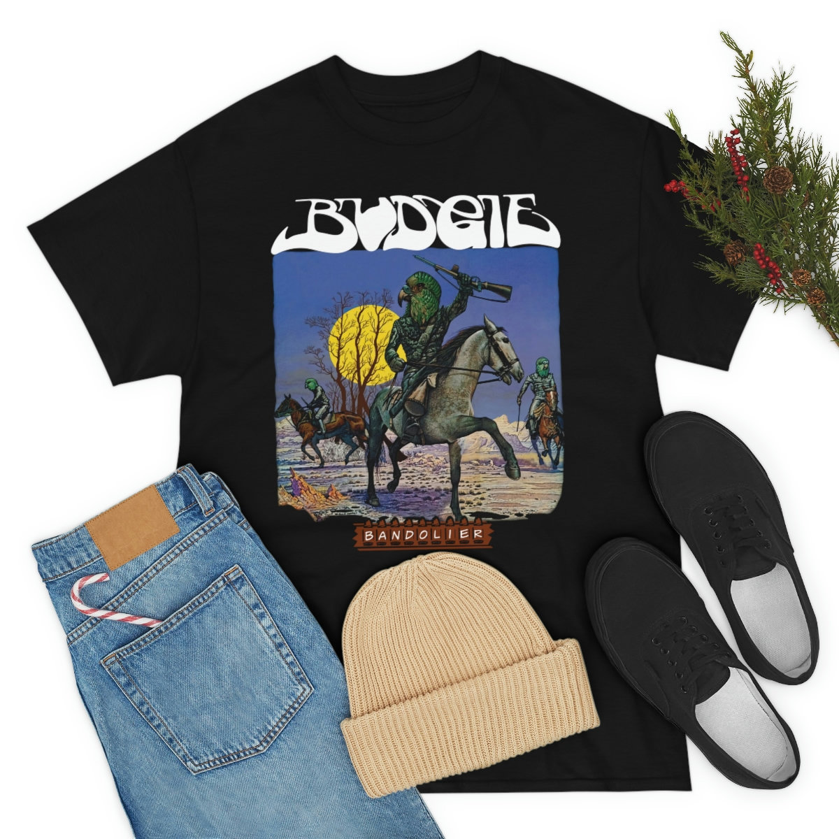 Discover BUDGIE T-shirt, budg1e band0lier Vintage T-Shirt