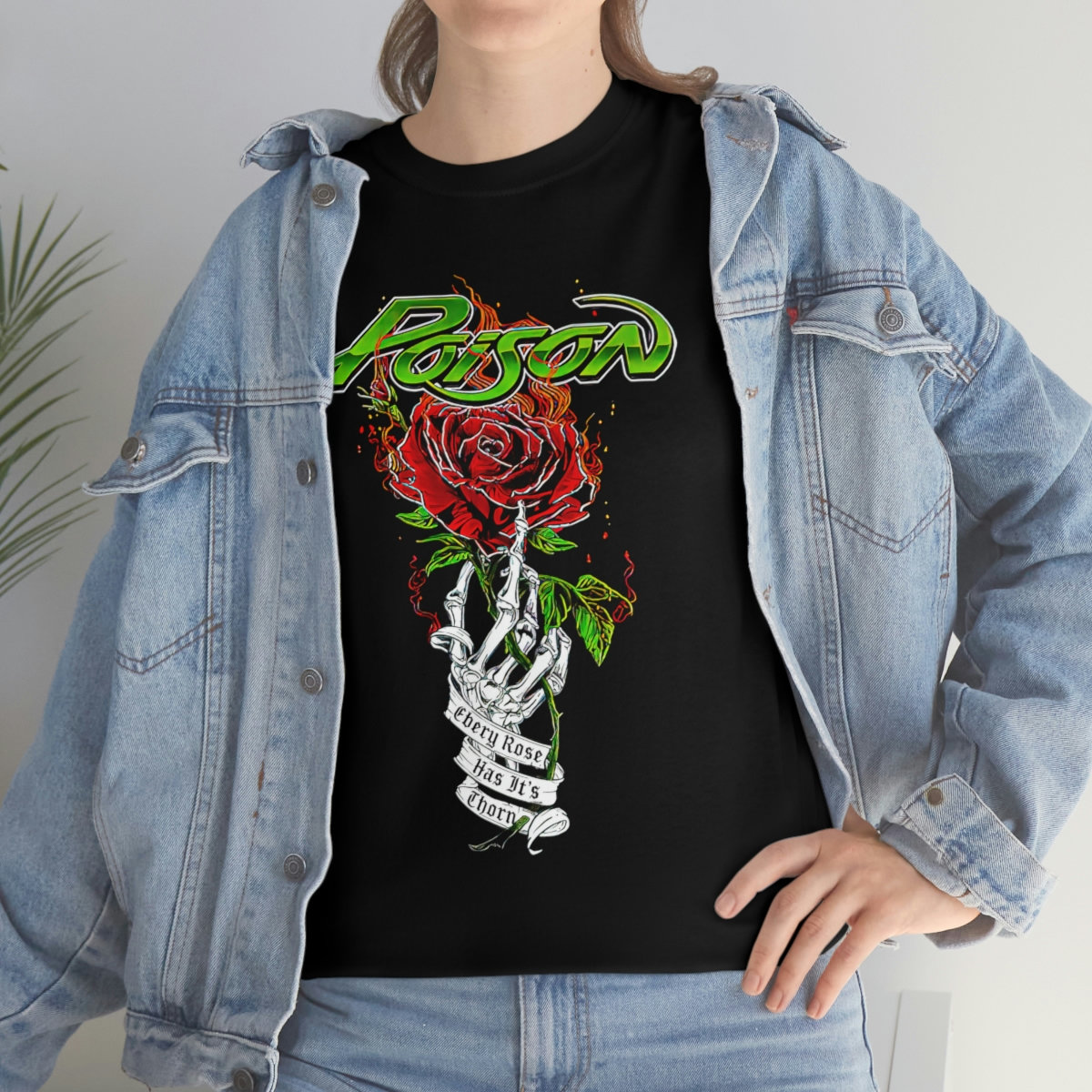 Discover Every Rose Has Its Thorn Shirt, Vintage Poison Shirt