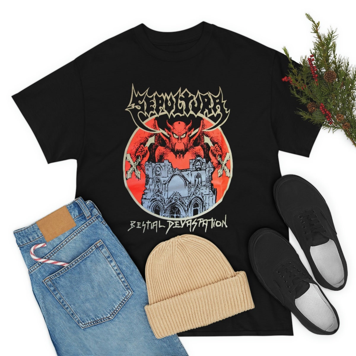 Sepultura Bestial Devastation 1985 Shirt, Sepultura Beneath The Remains Shirt
