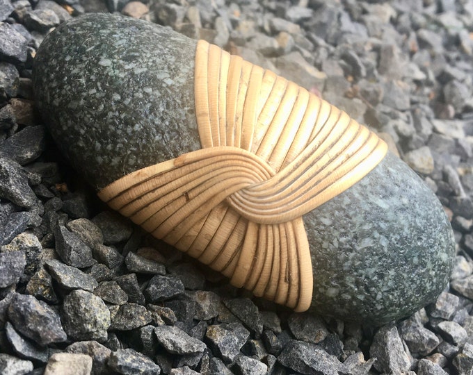 Cane Wrapped Stone Reed Wrapped Stone Zen Stone Wrapped Etsy