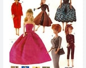 復刻バービー　洋服 Vogue Barbie Patterns Wardrobe 7108 - Etsy