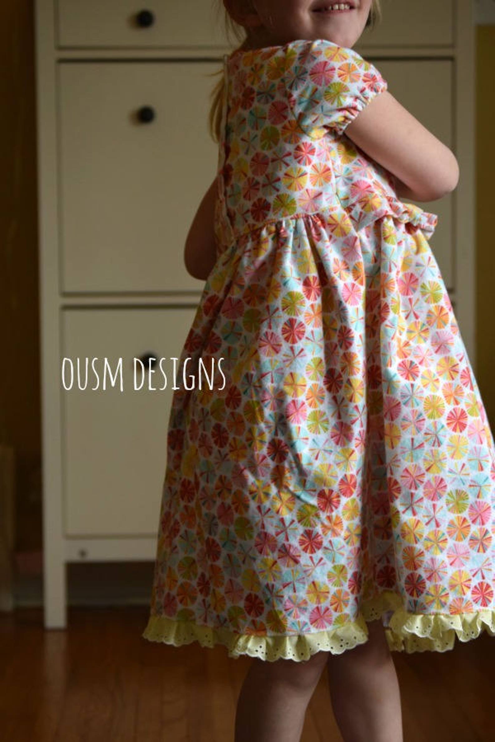 PDF Pattern Ruffled Pj Pattern Girl Pajama Pattern PJ Sewing | Etsy