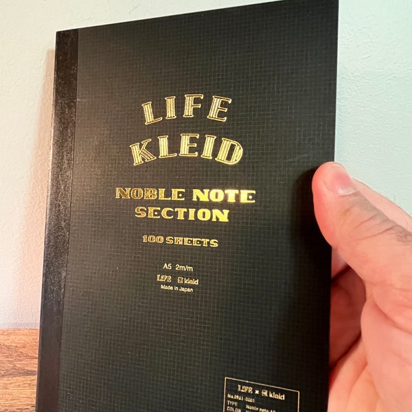 Life x Kleid Noble Note A5 Section Notebook