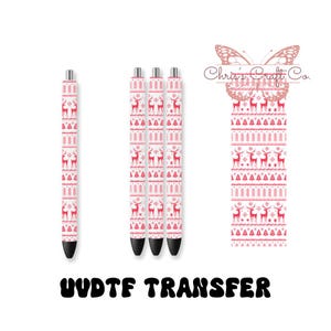 Digitale download Winter Red Reindeer Ink Joy Pen Wrap