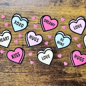 Conversation Hearts UVDTF-overdracht - Valentijnsdag bekerverpakking voor 16oz bekers