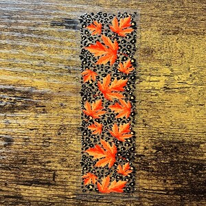 Fall Leaves Leopard pennenverpakking: waterdicht, permanent klevend