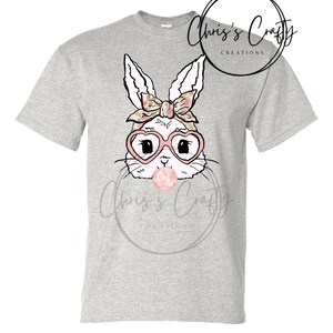 Osterhase Bubblegum Sublimationstransferfolie, druckfertiger Sublimationstransfer, Print on Demand für T-Shirts oder Sweatshirts